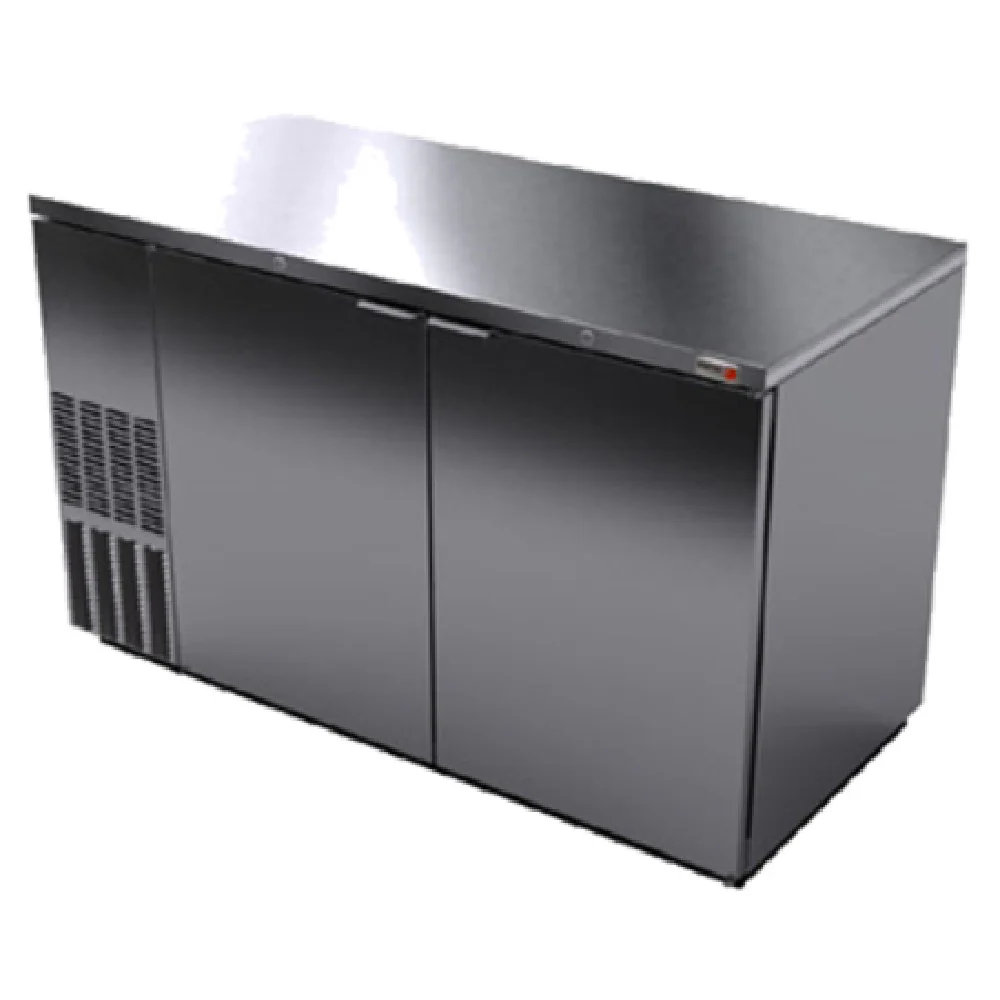 Fagor Refrigeration FBB-59S-N 59 Inch Refrigerated Back Bar Cooler Stainless Steel 2 Doors Fagor Refrigeration FBB-59S-N 59 Inch Refrigerated Back Bar Cooler Stainless Steel 2 Doors