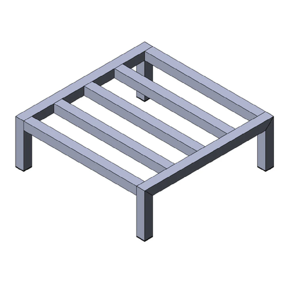 Everpure RACK24 24 Inch Water Filtration System Rack Stainless Steel to Store Equipment