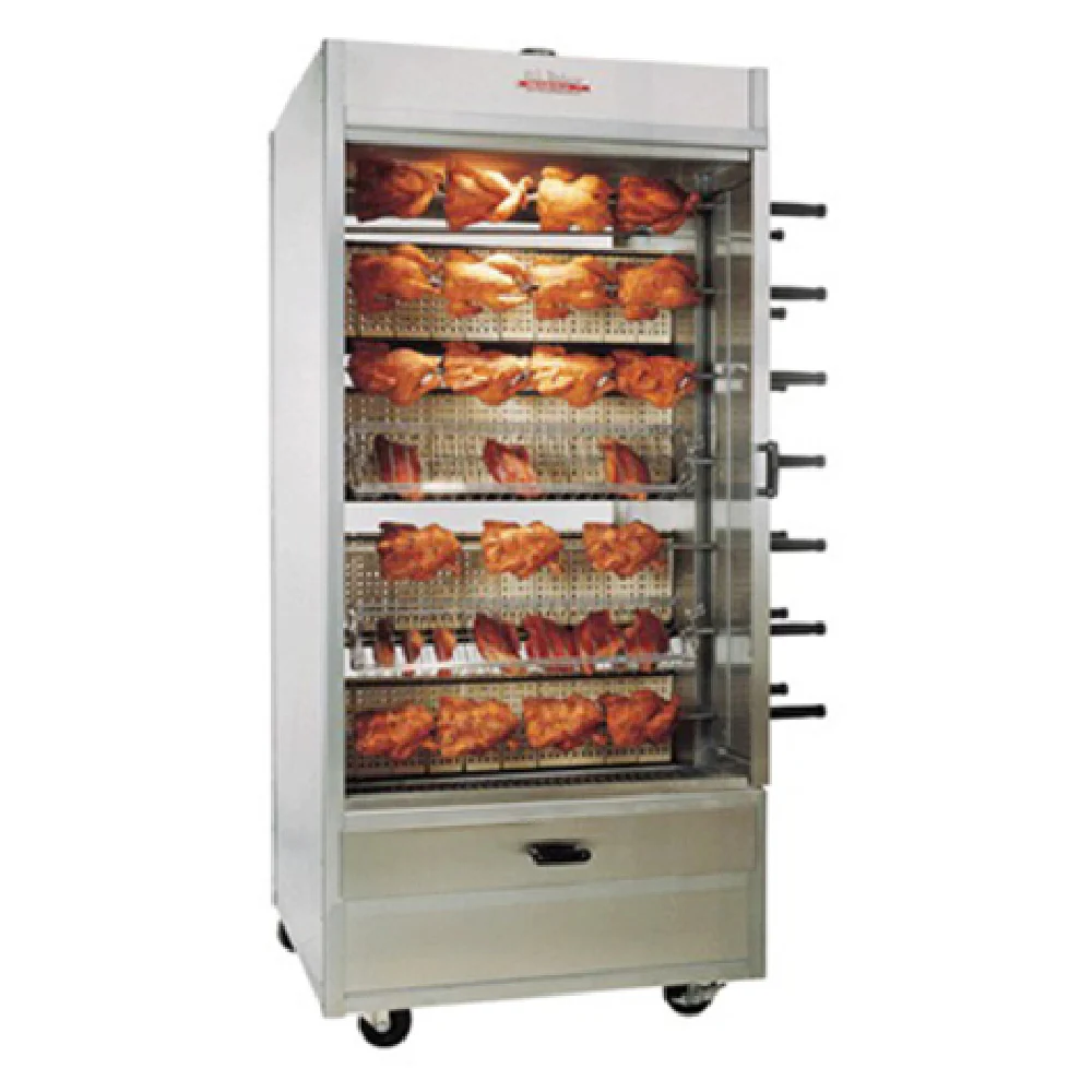 Hickory Industries Inc. N/14EP OPT 32 38 Inch Electric Rotisserie Oven Floor Model with Manual Control
