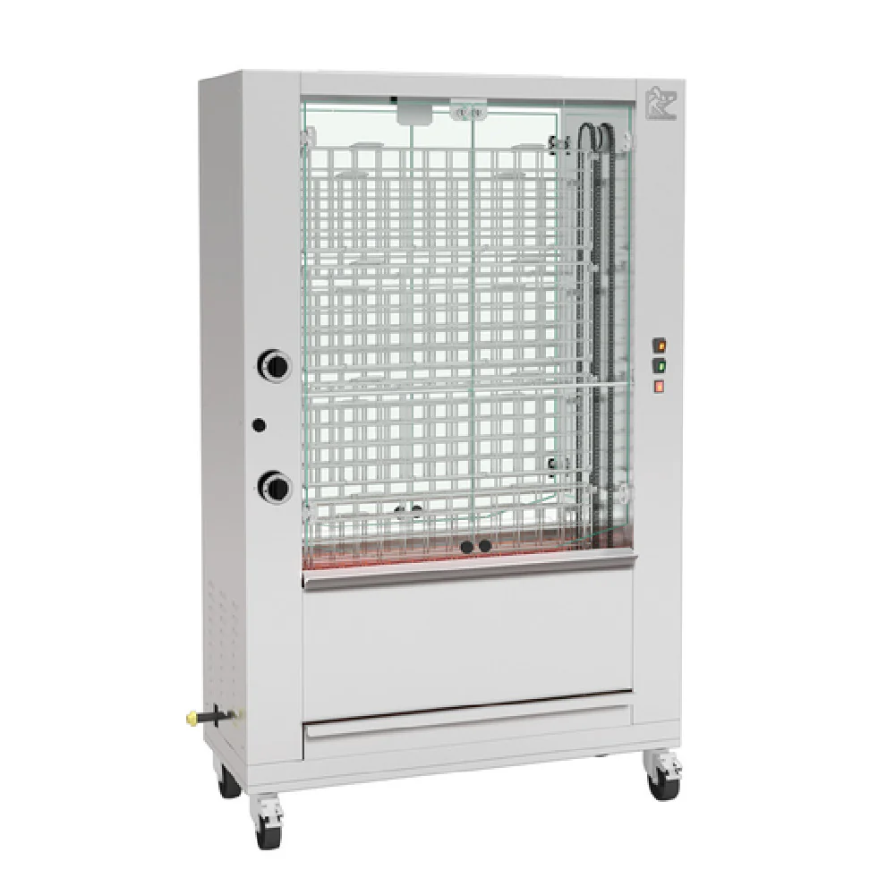 Rotisol FFS1100-4G-BRASILIA 42-1/2 Inch Gas Rotisserie Oven 41,000 BTU with Spatchcock Baskets Rotisol FFS1100-4G-BRASILIA 42-1/2 Inch Gas Rotisserie Oven 41,000 BTU with Spatchcock Baskets