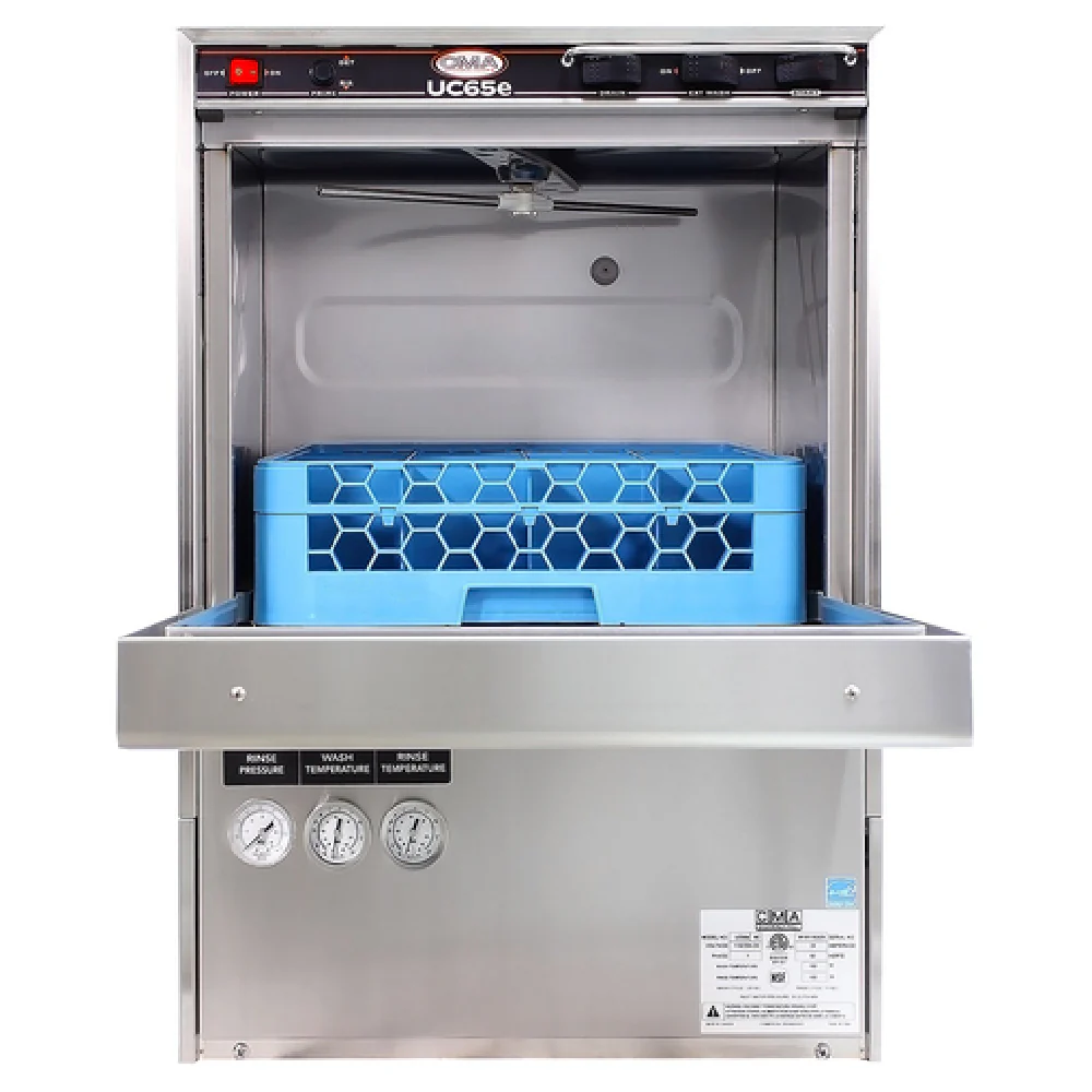 CMA Dishmachines UC65E_230/60/1 24 Inch Undercounter High Temperature Dishwasher with Built In Booster Heater CMA Dishmachines UC65E_230/60/1 24 Inch Undercounter High Temperature Dishwasher with Built In Booster Heater