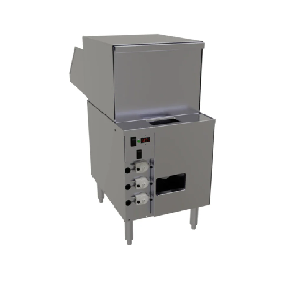 Glastender GT-18+1 18 Inch Glasswasher Station Front-to-back Pass-thru with 720 Glasses per Hour Glastender GT-18+1 18 Inch Glasswasher Station Front-to-back Pass-thru with 720 Glasses per Hour