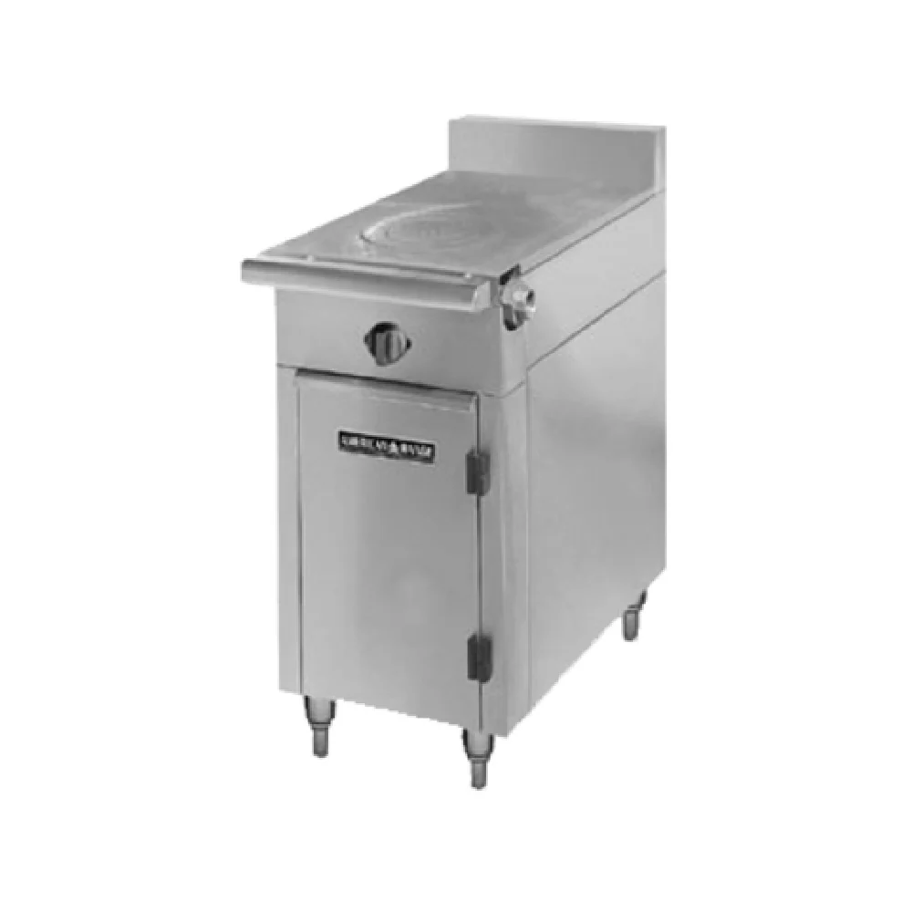 American Range HD17-1FT-O_NAT 17 Inch Gas Range with French hot top 40,000 BTU