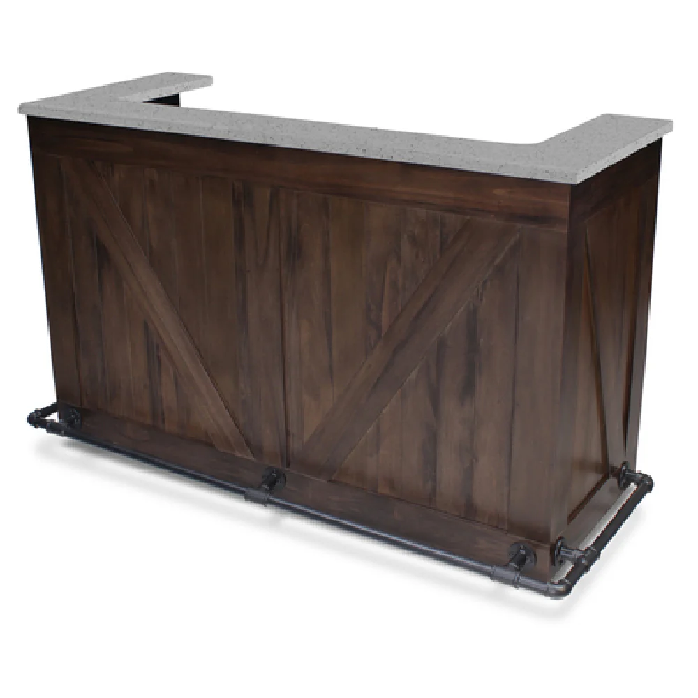 Forbes Industries 5785-5 67 Inch Mobile Bar with Hardwood Exterior Forbes Industries 5785-5 67 Inch Mobile Bar with Hardwood Exterior