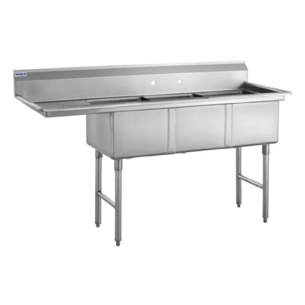 Hubert 36876 Kratos® 3 Compartment Sink 69