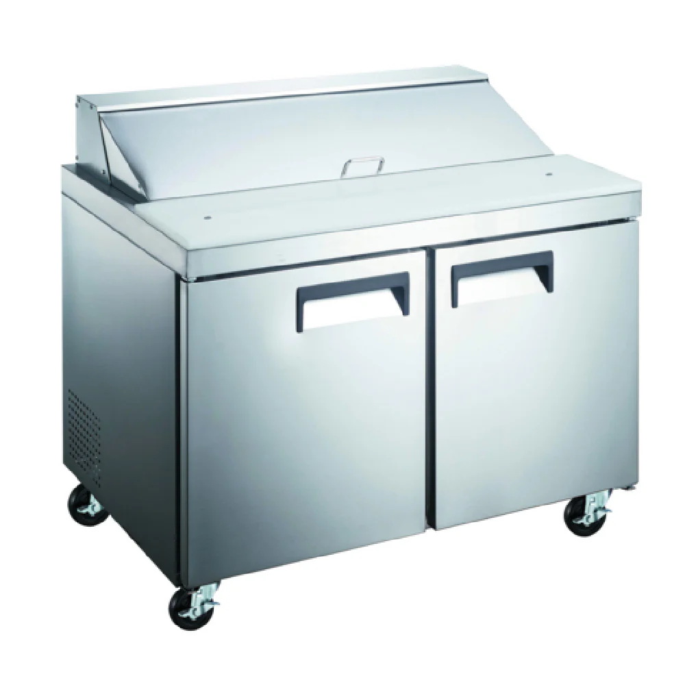 Admiral Craft GRSL-2D 47 Inch Grista Refrigerated Salad/Sandwich Prep Table 12 cu.ft. Admiral Craft GRSL-2D 47 Inch Grista Refrigerated Salad/Sandwich Prep Table 12 cu.ft.