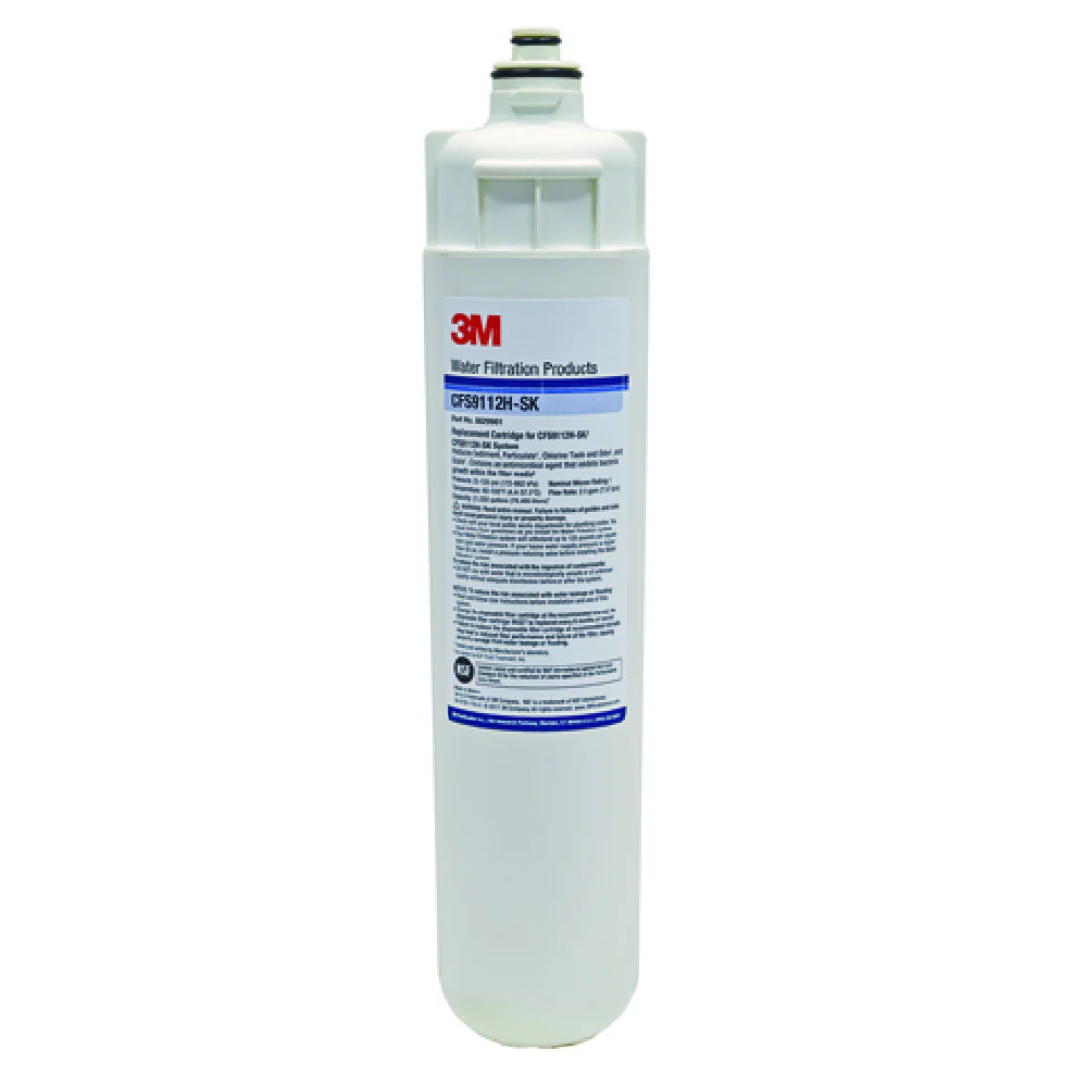 3M CFS9112H-SK Cartridge Water Filter 2.0 Gpm Flow Rate and 21000 Gallon Capacity