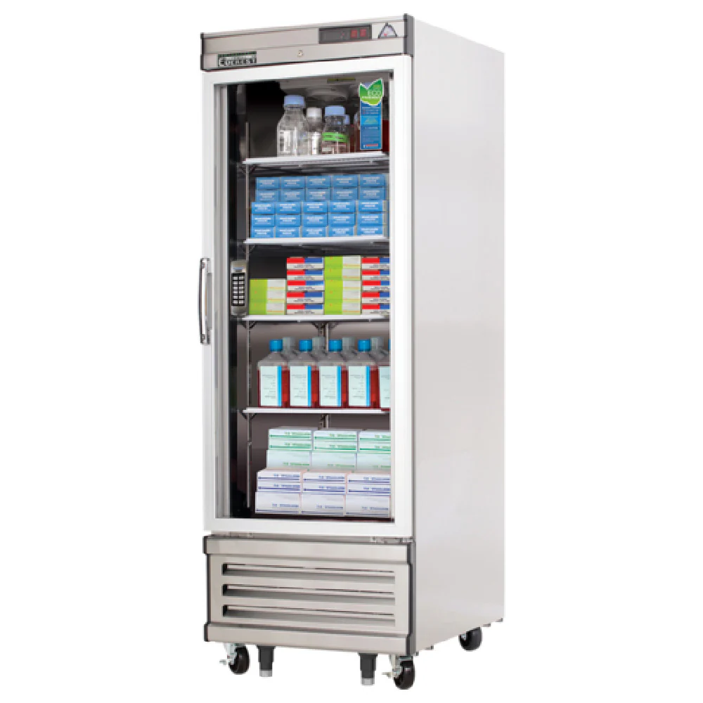 Everest Refrigeration EBGWR1-LAB 29 Inch Laboratory Refrigerator 23 cu ft with Glass Door