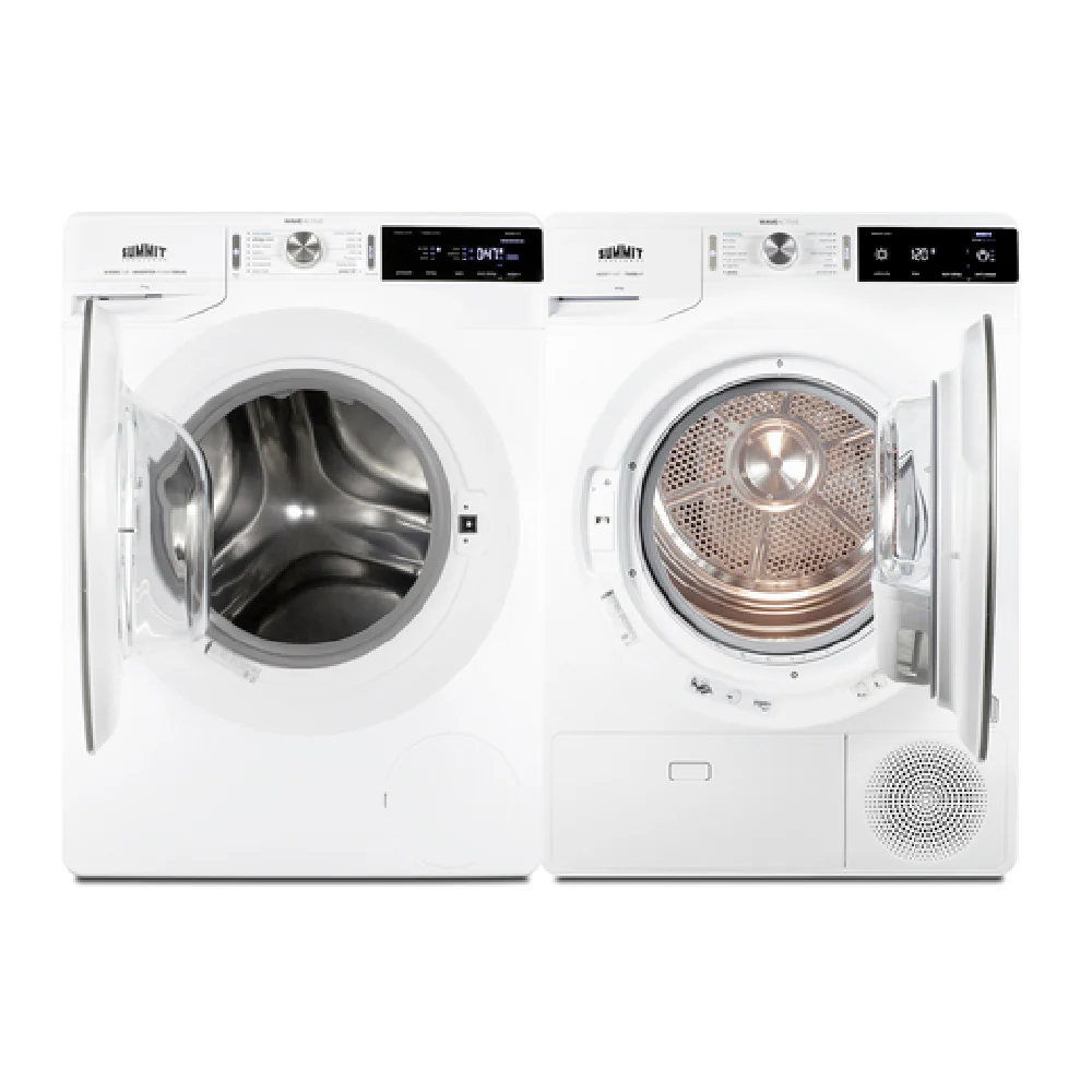 Summit SLS24W4P 24 Inch Washer Dryer Combo 6.18 Cu ft Front Loading Glass Doors
