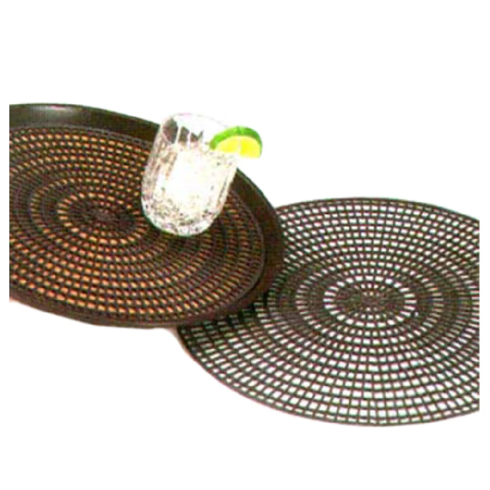 Vollrath 1620-01 14-1/2 Inch Round Tray Mat Anti-skid Thermoplastic Brown Vollrath 1620-01 14-1/2 Inch Round Tray Mat Anti-skid Thermoplastic Brown