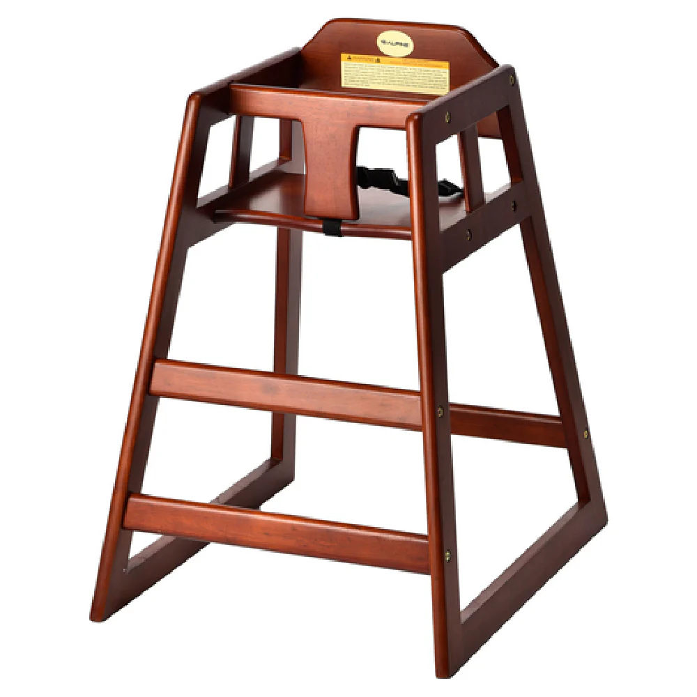 Alpine Industries ALP412-01-MA 18 Inch T-bar Baby High Chair Dark Finish Wood Alpine Industries ALP412-01-MA 18 Inch T-bar Baby High Chair Dark Finish Wood