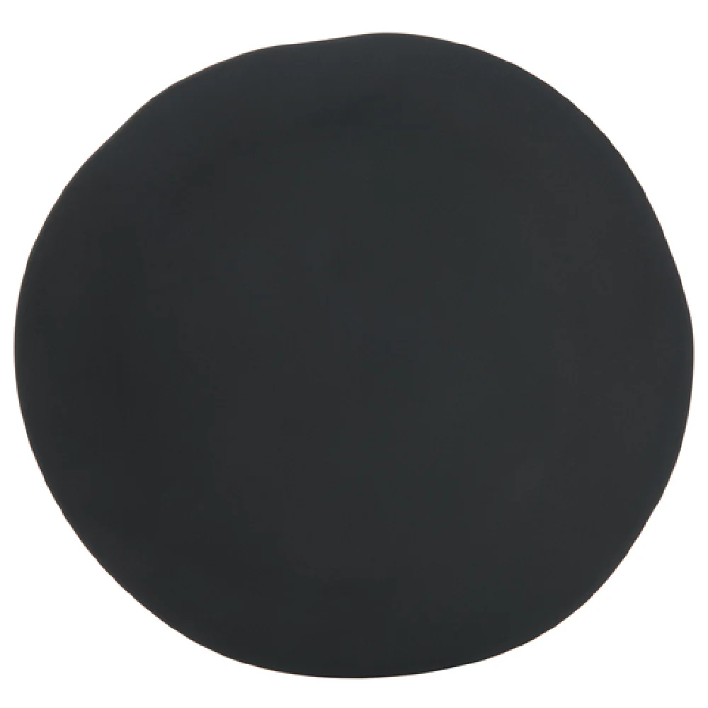 Carlisle 5310438 9 Inch Ridge Plate Rimless Stain Resistant Matte Black Melamine Carlisle 5310438 9 Inch Ridge Plate Rimless Stain Resistant Matte Black Melamine
