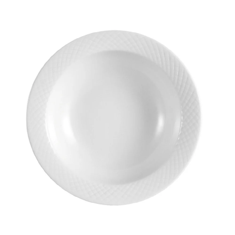 CAC China BST-10 8 Oz Porcelain Round Grapefruit Bowl Super White CAC China BST-10 8 Oz Porcelain Round Grapefruit Bowl Super White