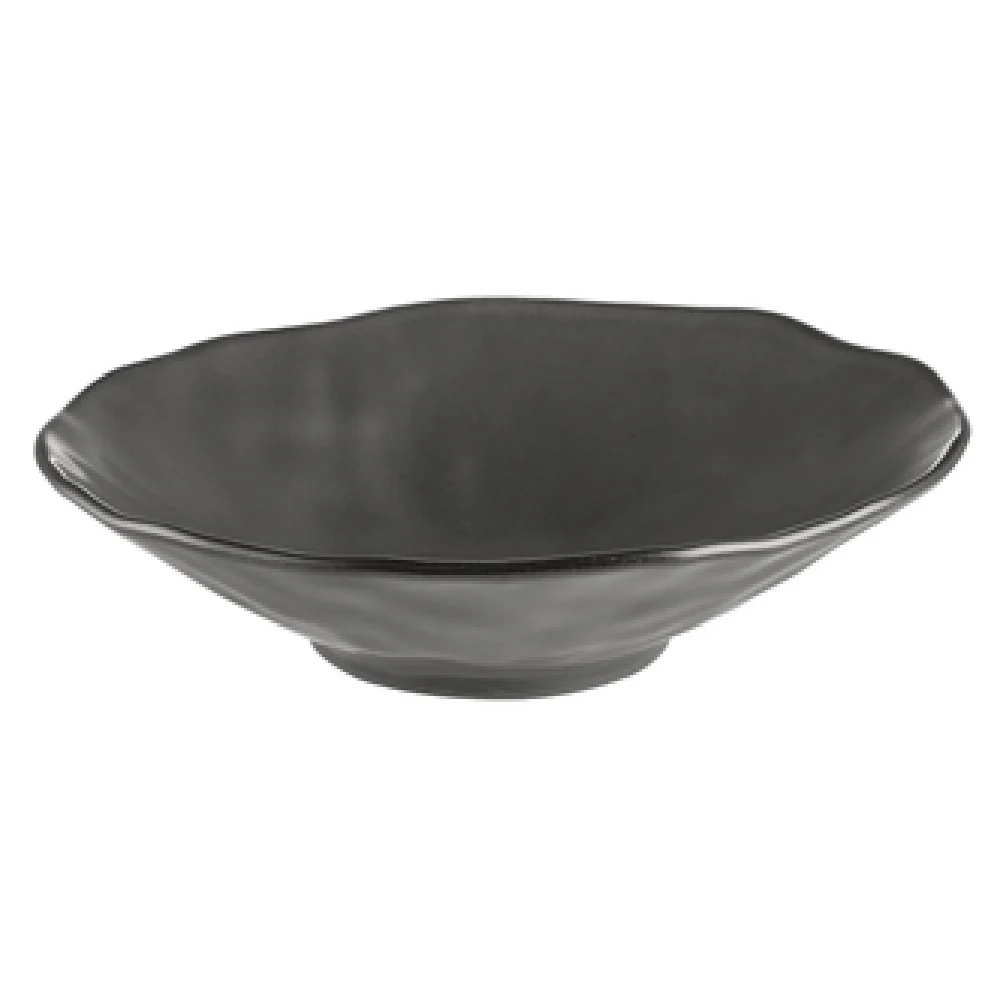 CAC China RFR-MB10 37oz Round Bowl Porcelain Reactive Glaze Dark Green
