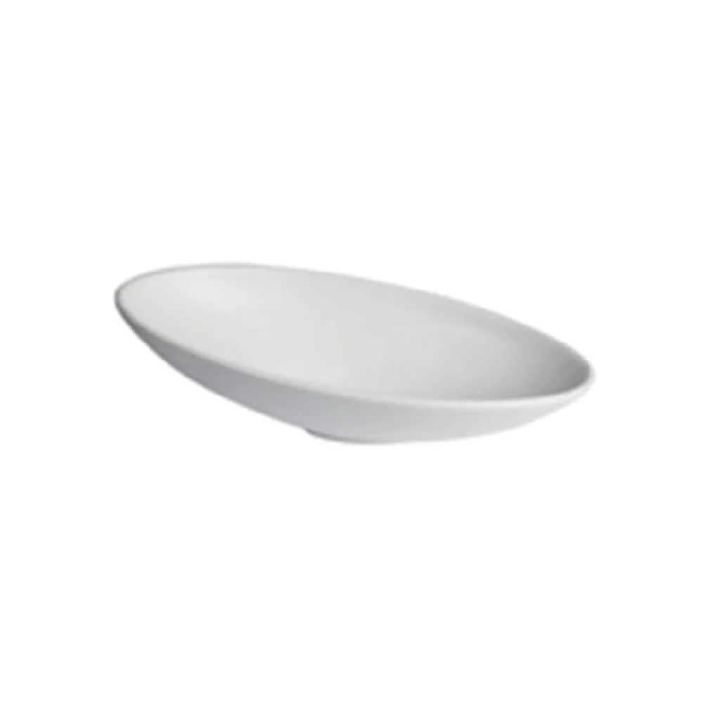 GET Enterprises BO204YW 44 Oz Oval Dish Yellow Resin Coated Aluminum 16-15/16 Inch