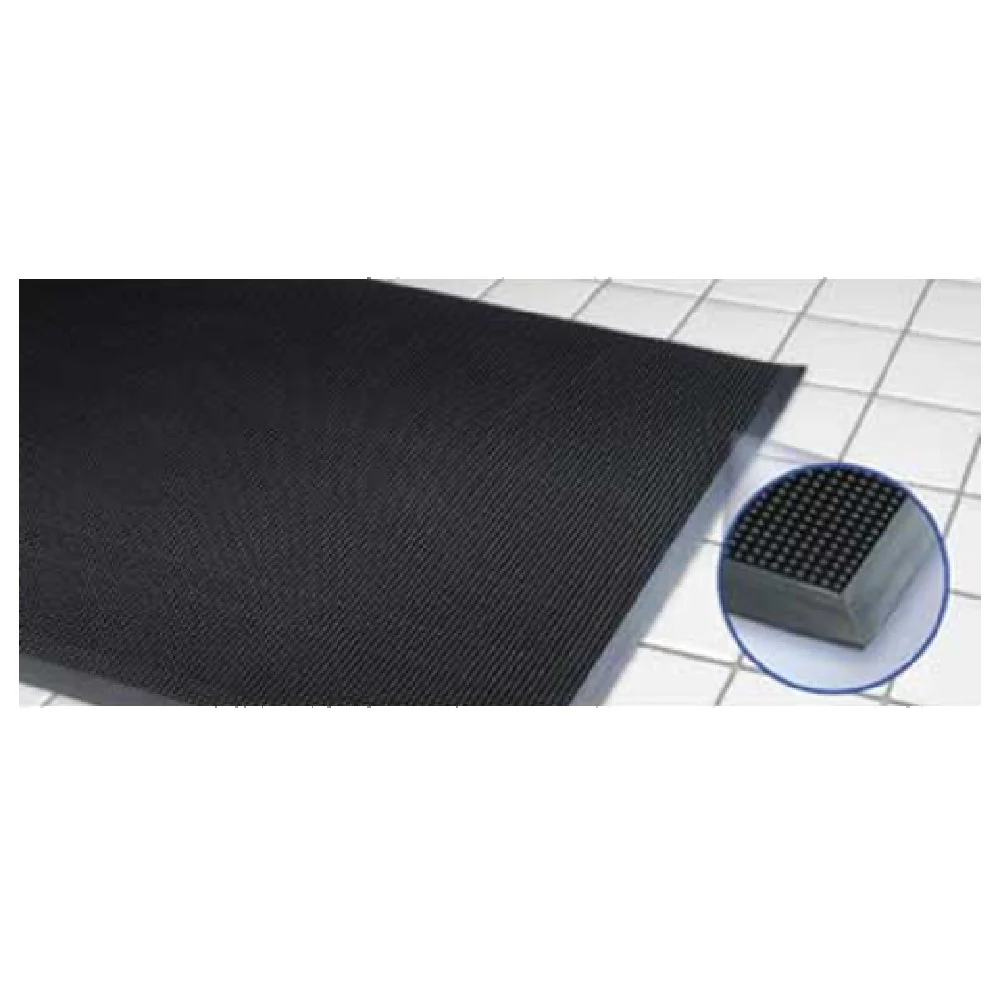 Cactus Mat 35-3672 36 Inch Rubber Floor Mat Anti-Fatigue Black with Moisture Dam Cactus Mat 35-3672 36 Inch Rubber Floor Mat Anti-Fatigue Black with Moisture Dam