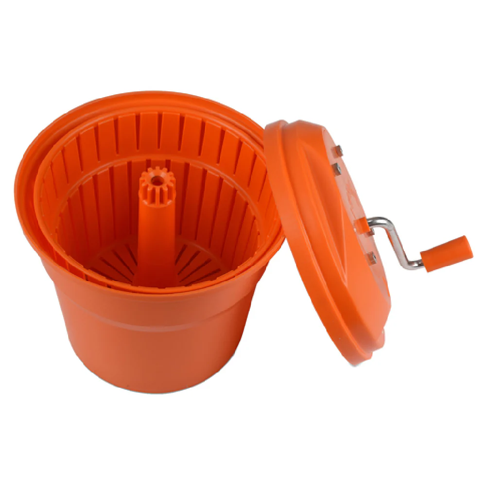 JB Prince U610 17 Inch Dynamic Salad Dryer 5 Gallon Manual Plastic Made in France JB Prince U610 17 Inch Dynamic Salad Dryer 5 Gallon Manual Plastic Made in France