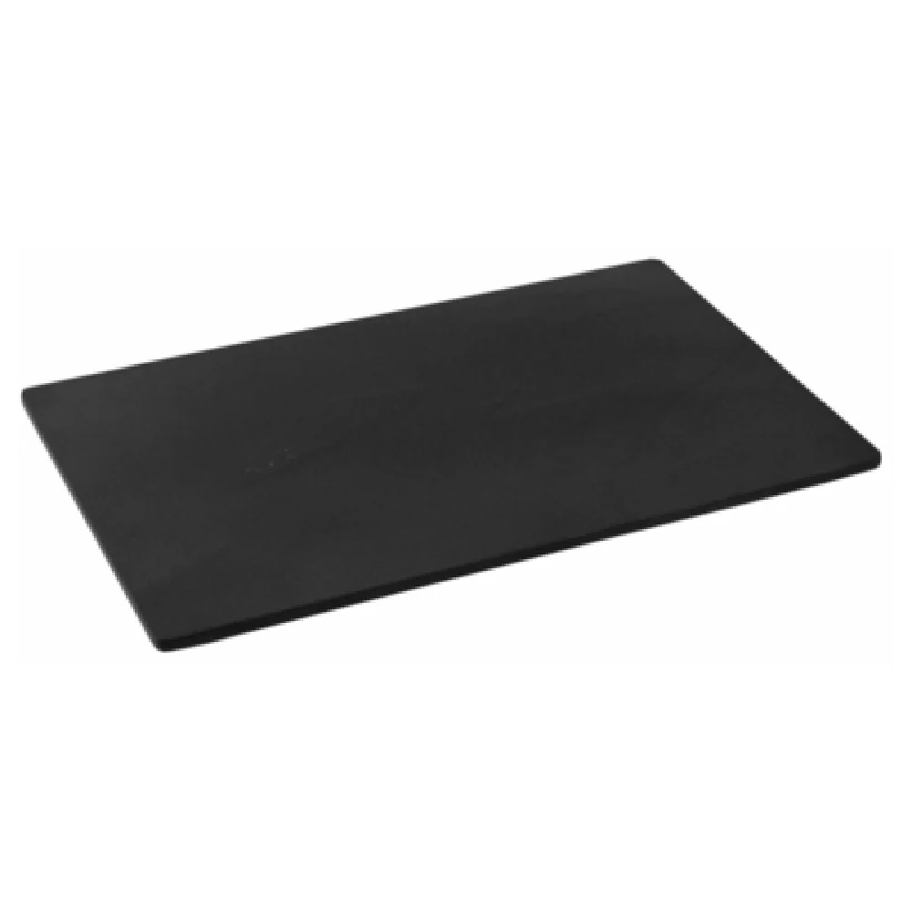 BauscherHepp TBS9914 10-1/2 Inch Black Rectangular Platter Melamine with Anti-slip Feet