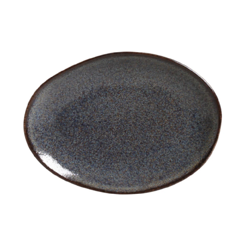 Porto Brasil 15414109401 8.86 Inch Oval Dessert Plate Stoneware Stackable