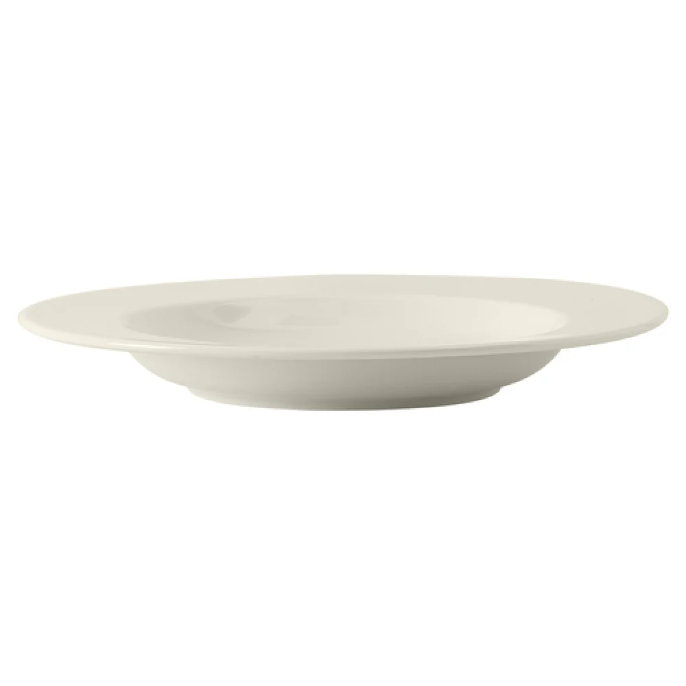 Tuxton AMU-069 12 Inch Diameter Pasta Bowl 18-1/2 Oz Ceramic Pearl White