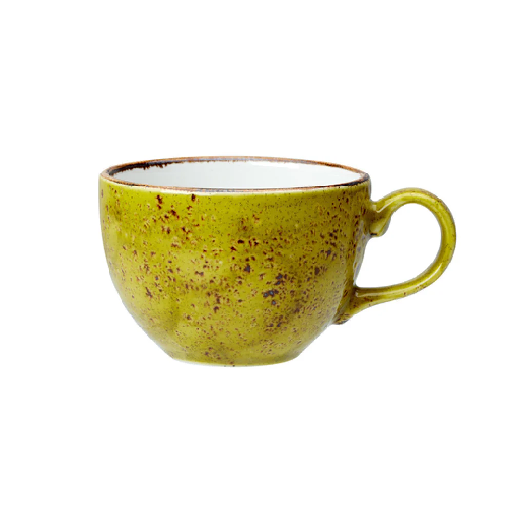 Steelite 12110189 Cup 8 Oz Vitrified Ceramic Dishwasher Safe Apple