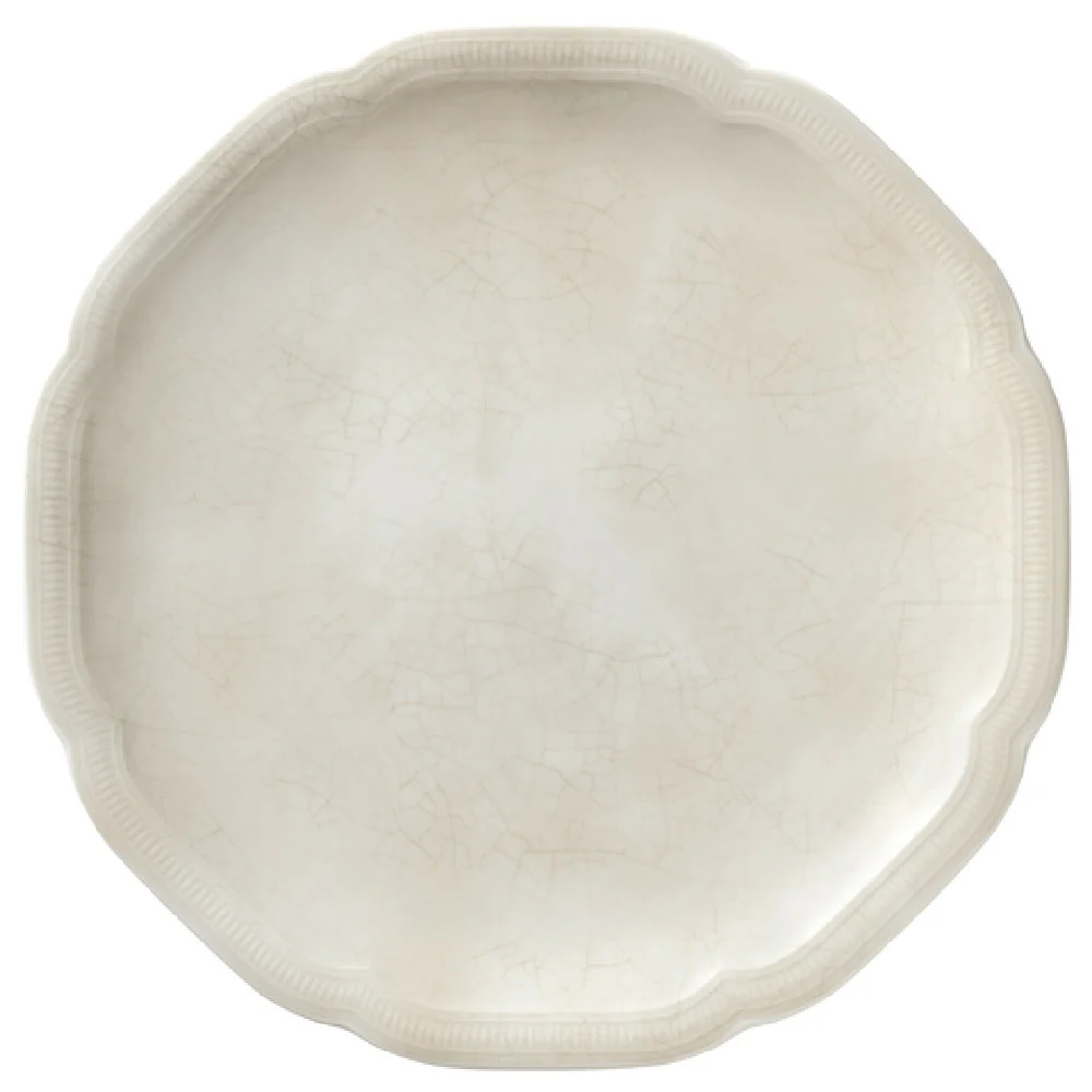 BauscherHepp 531273-329141 9-1/5 Inch Diameter Round Coupe Plate Porcelain Lead Free