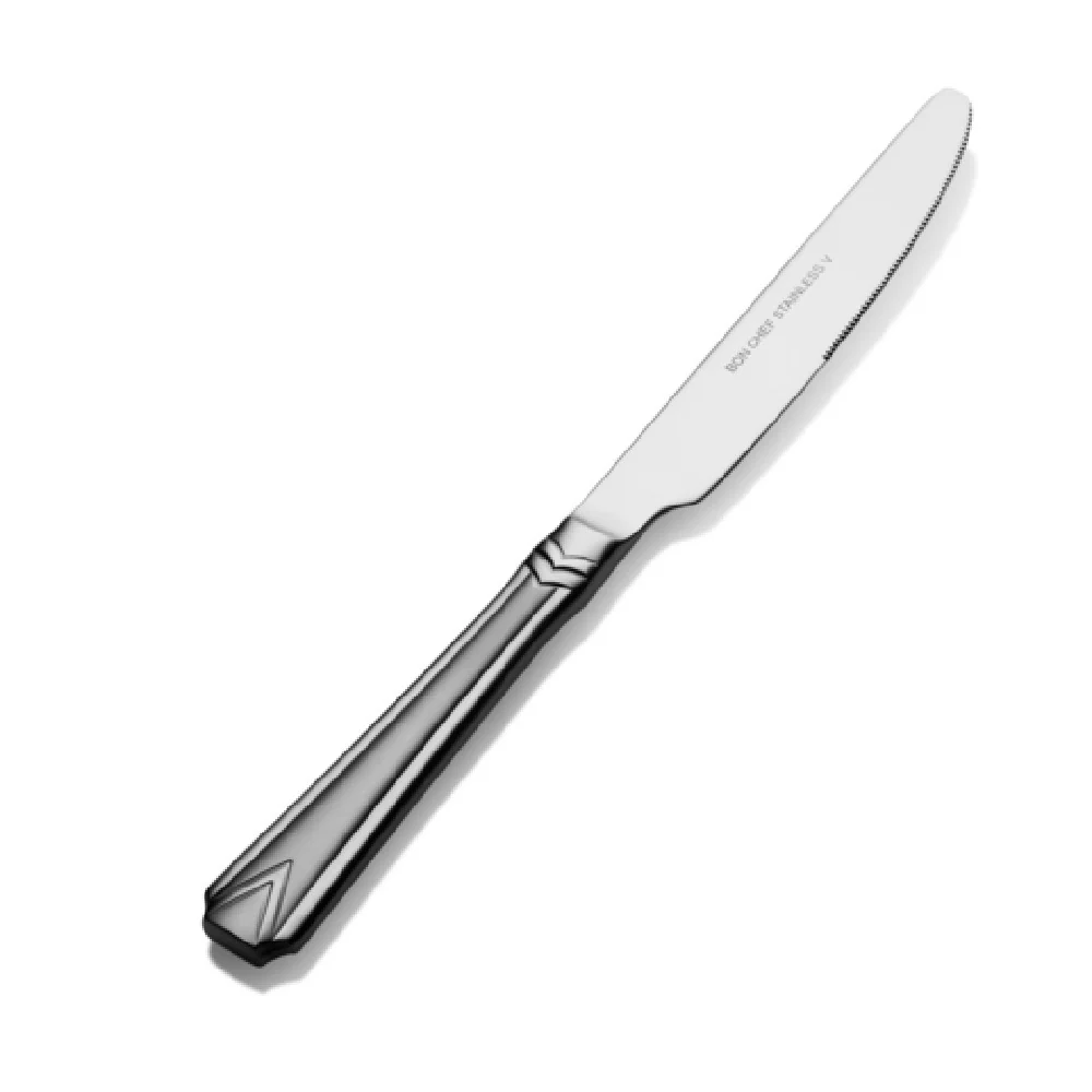 Bon Chef S1318 8 Inch Dessert Knife 13/0 Stainless Steel Gothic Design