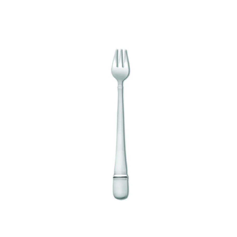1880 Hospitality T045FOYF 0.5 Inch Banded Teardrop Handle Cocktail Fork Stainless Steel