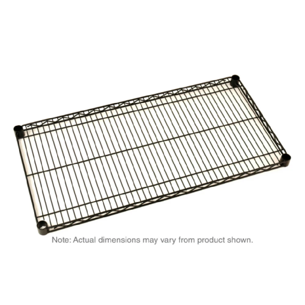 Metro 1424NBL 24 Inch Wire Shelf Black Epoxy Coated Shelving Metro 1424NBL 24 Inch Wire Shelf Black Epoxy Coated Shelving
