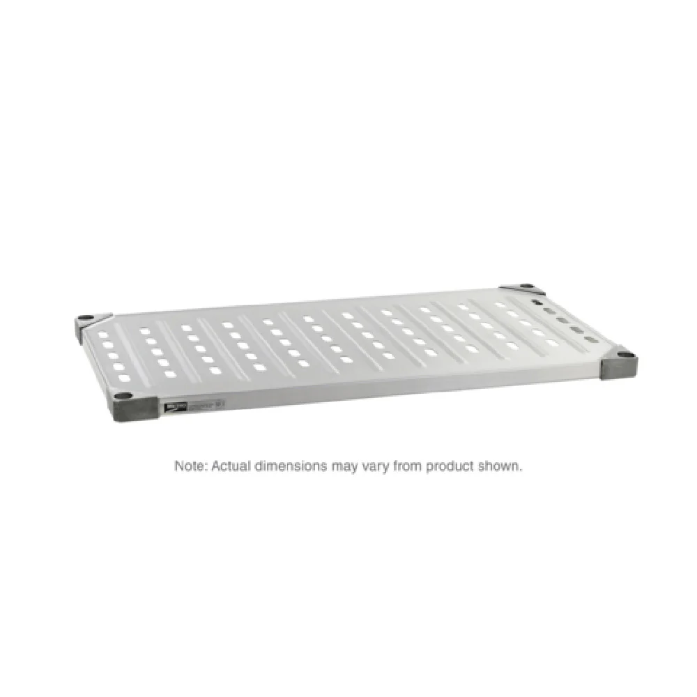 Metro 2160LG 60 Inch Galvanized Louvered Shelf with Ship's Edge