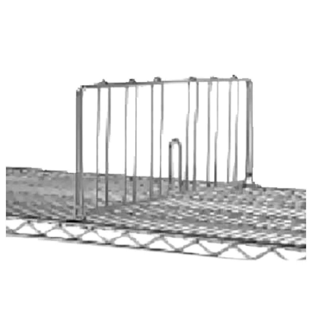 Metro HD18B 18 Inch Shelf Divider For Drop Mat Shelf Black Epoxy Coated