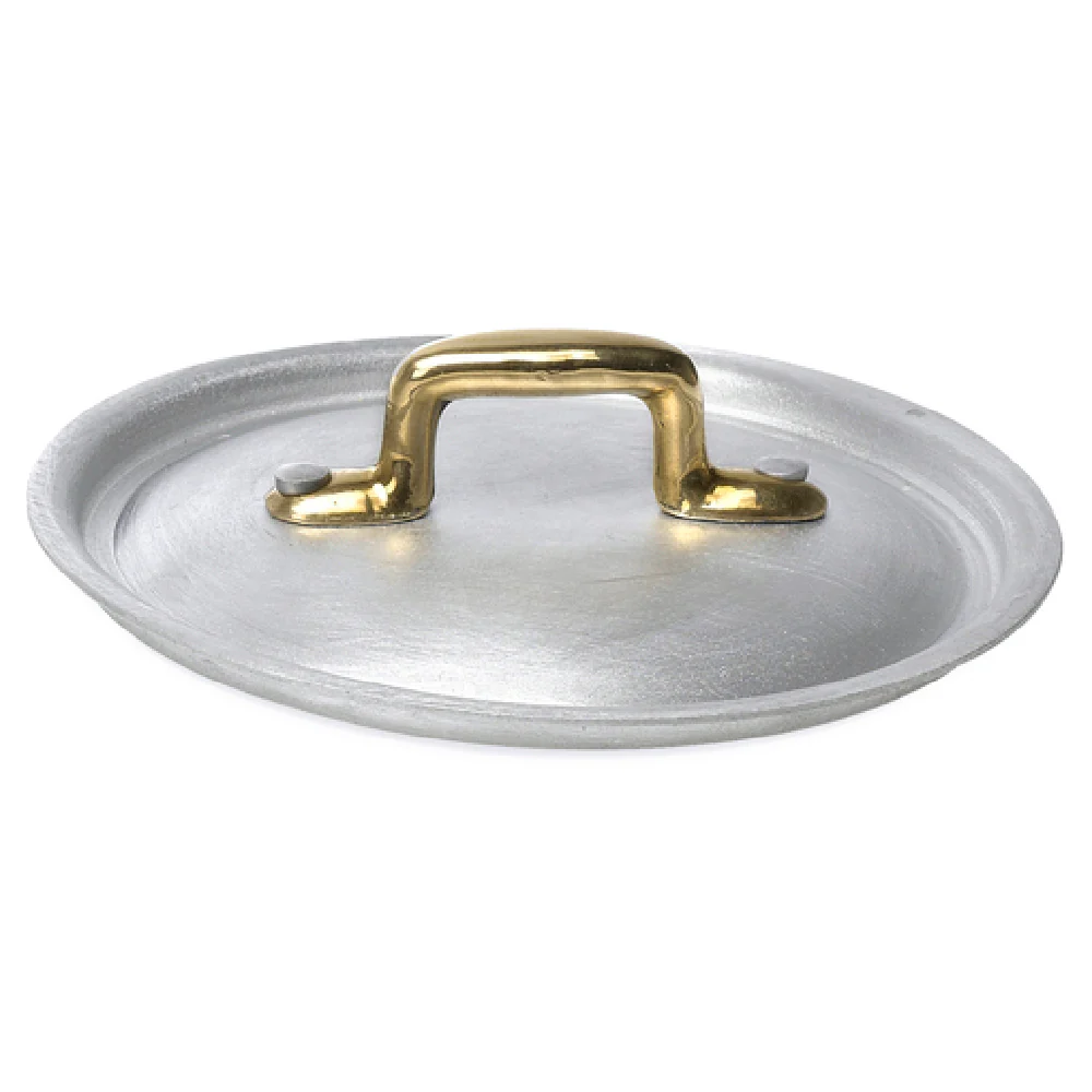 Zwilling 75001-096 4-3/10 Inch Mini Lid Round with Brass Handle Aluminum Zwilling 75001-096 4-3/10 Inch Mini Lid Round with Brass Handle Aluminum