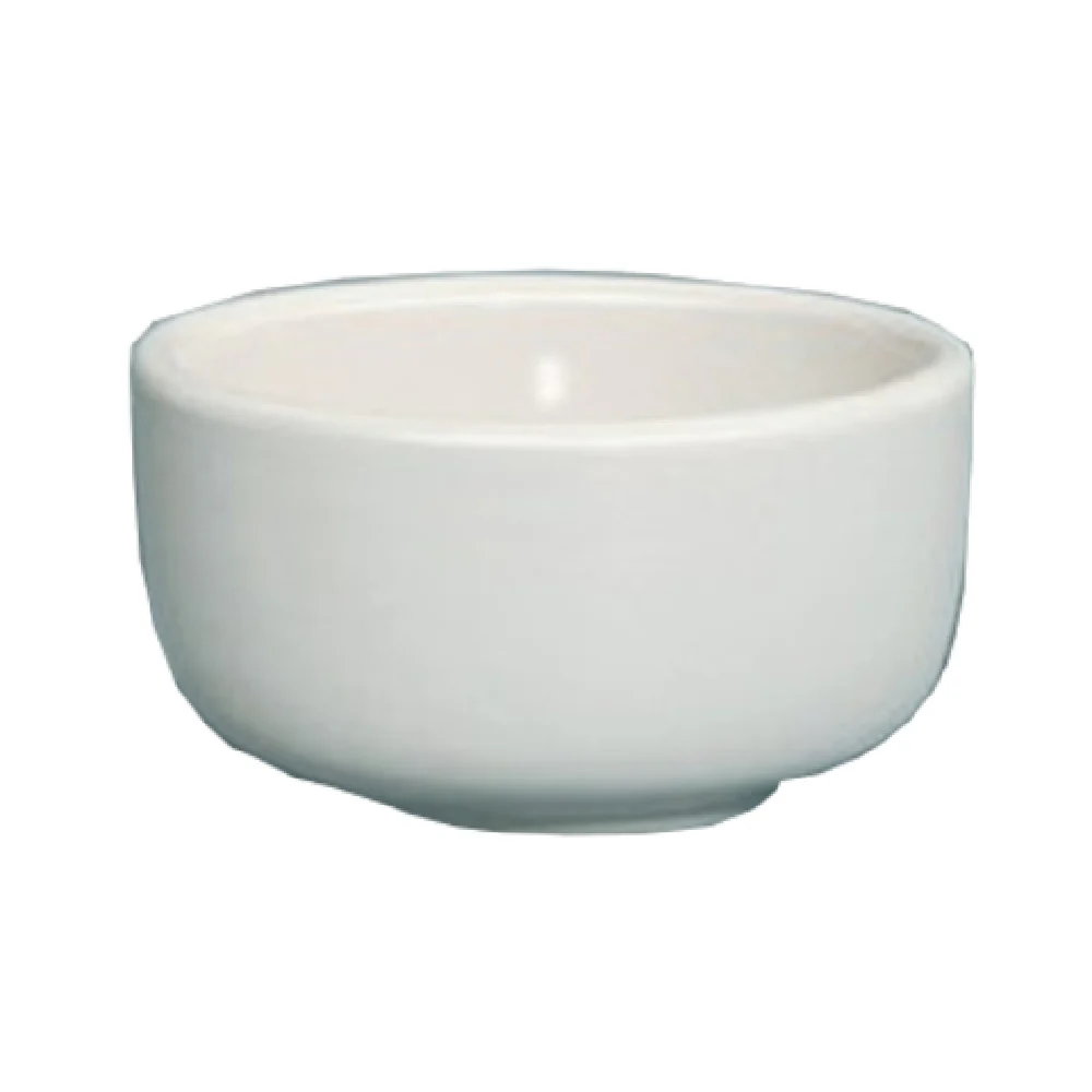 Yanco RE-95 9-1/2 Oz Round Bowl Ceramic Dishwasher Microwave Safe White