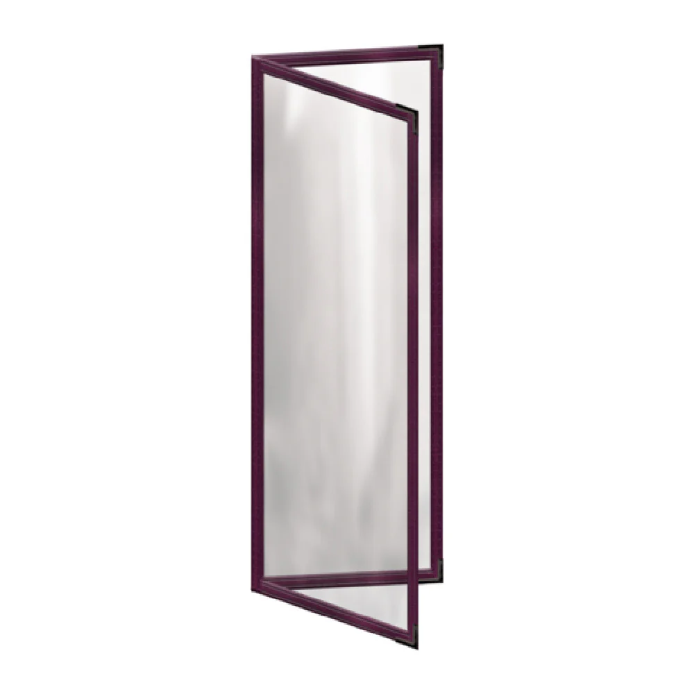 Risch TED 4.25X14-NYLON 4-1/4 Inch Deluxe Sewn Nylon Menu Cover Clear or Matte Finish Risch TED 4.25X14-NYLON 4-1/4 Inch Deluxe Sewn Nylon Menu Cover Clear or Matte Finish