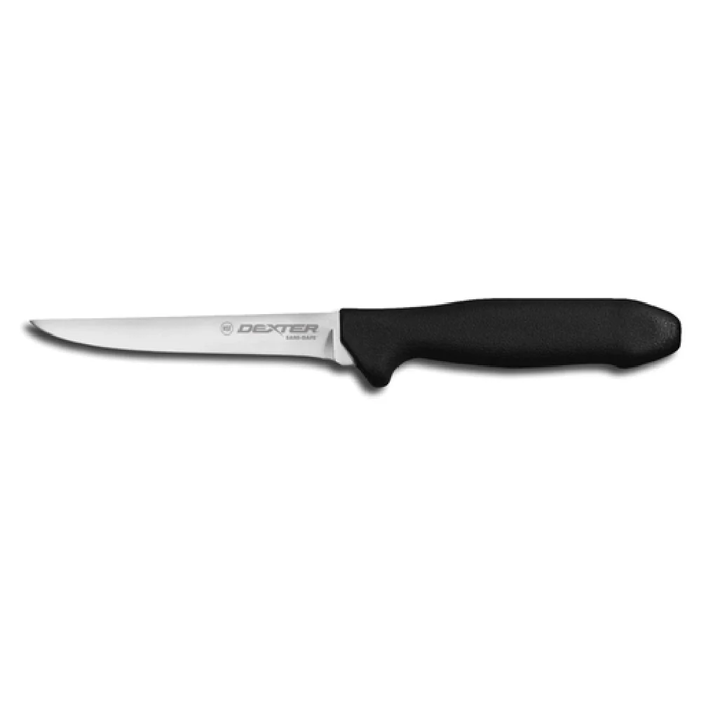 Dexter Russell STP155WHG 5 Inch Wide Boning Utility Knife High Carbon Steel Black Handle