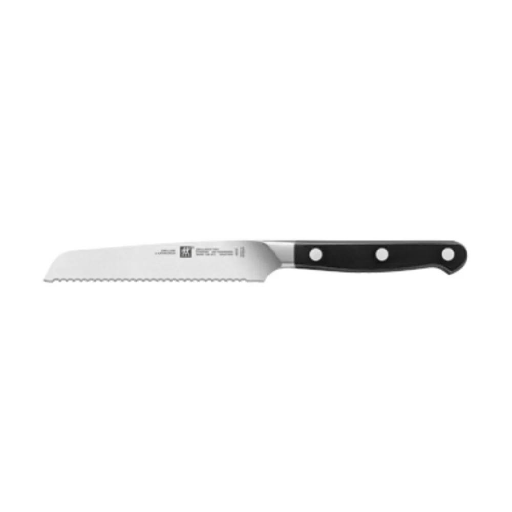 Zwilling 38400-133 5 Inch Serrated Utility Knife High Carbon Stainless Steel