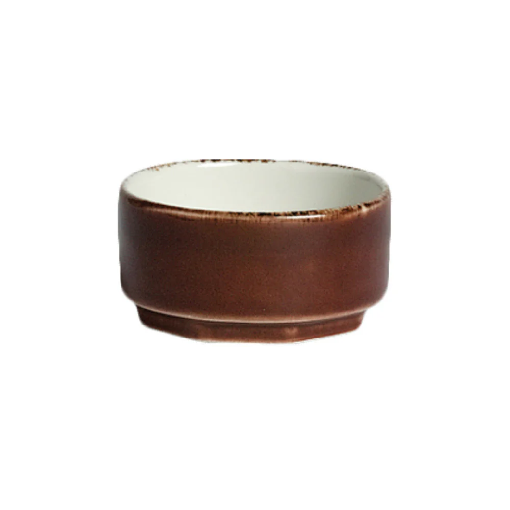 Steelite 11230575 1.75 Oz Mocha Sauce Dish Alumina Vitrified China