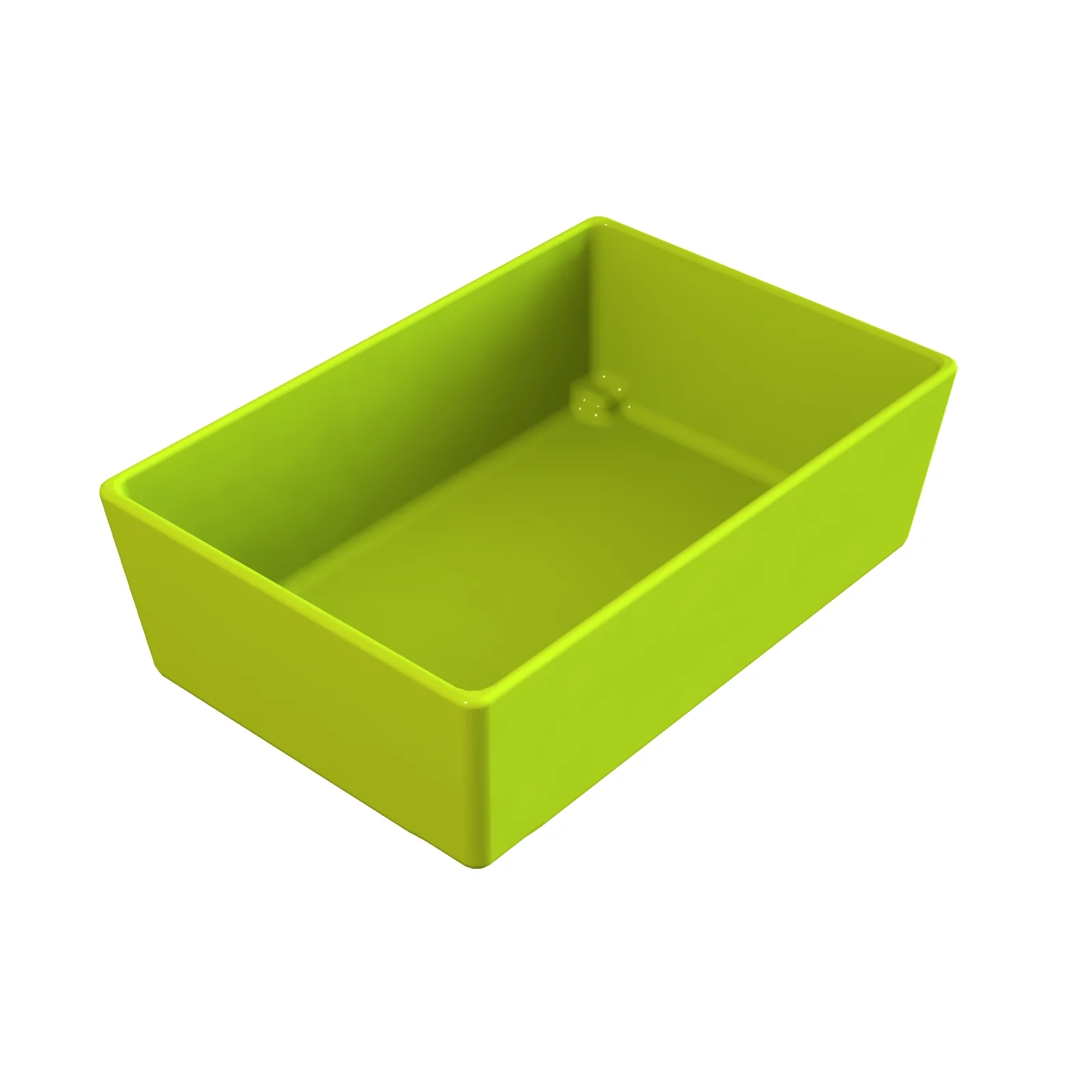 Tablecraft CW5024LG 2.5 Qt Food Pan with Straight Sides Cast Aluminum Lime Green