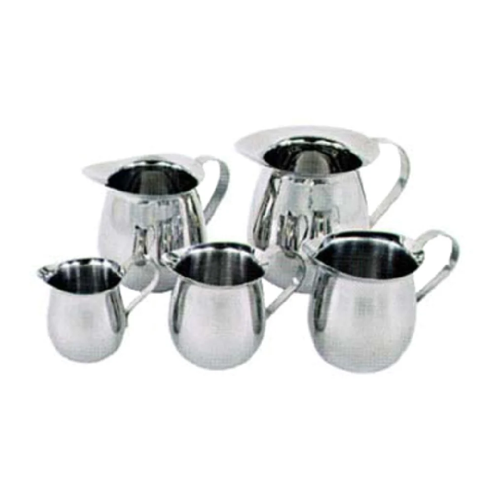 Admiral Craft HBC-3/PKG 3 Oz Bell Creamer Stainless Steel Mirror Finish Pack of 4 Admiral Craft HBC-3/PKG 3 Oz Bell Creamer Stainless Steel Mirror Finish Pack of 4