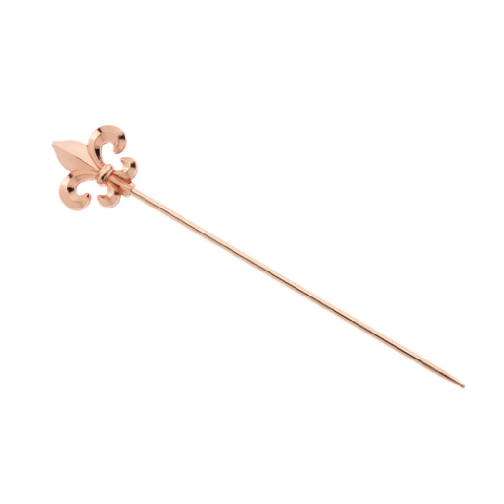 Mercer Culinary M37208CP 4-3/8 Inch Cocktail Picks Fleur de Lis Copper Plated Stainless Steel Mercer Culinary M37208CP 4-3/8 Inch Cocktail Picks Fleur de Lis Copper Plated Stainless Steel