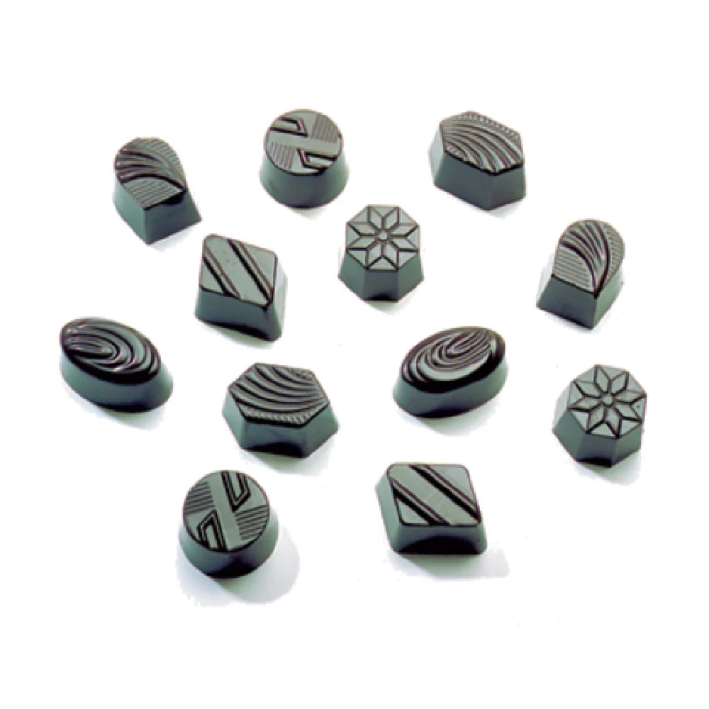 Matfer 380104 Chocolate Mold 36 Molds Round and Oval Polycarbonate Durable