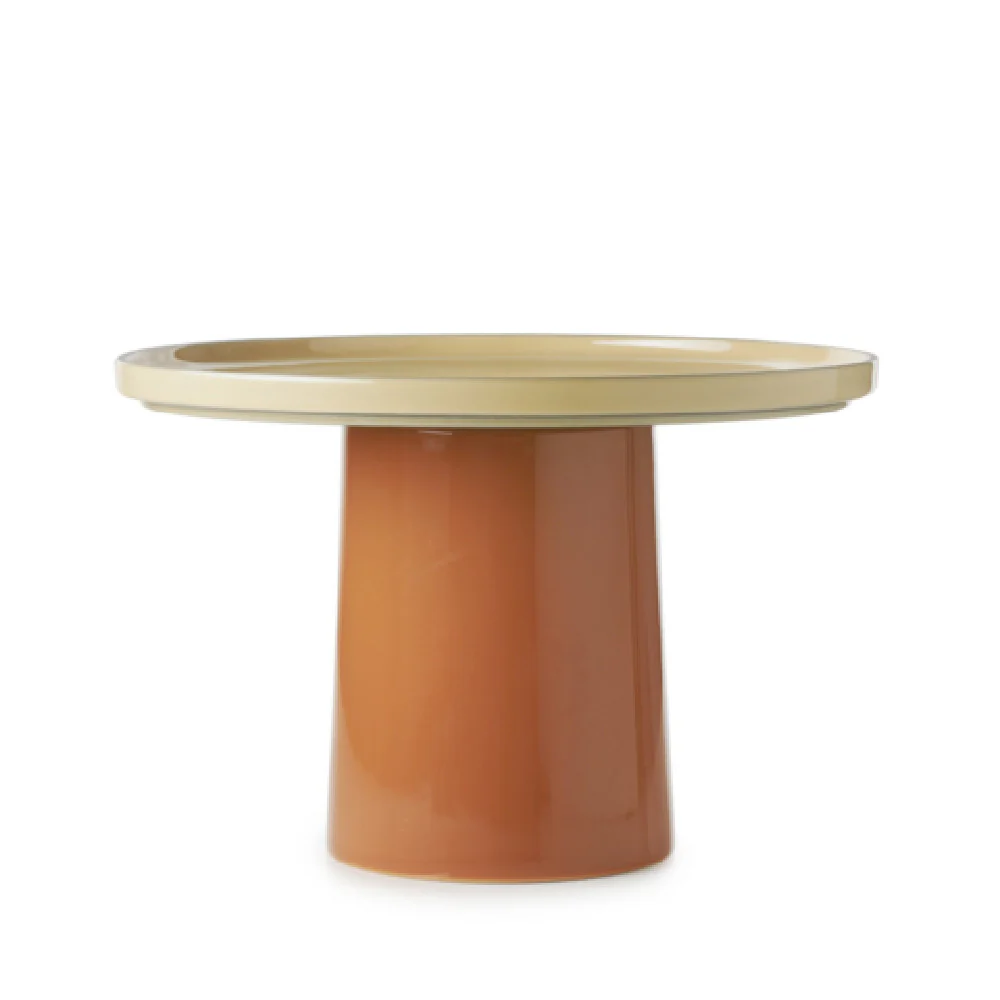 Revol 661544 30CM Nutmeg/Cinnamon Cake Stand Microwave and Dishwasher Safe Revol 661544 30CM Nutmeg/Cinnamon Cake Stand Microwave and Dishwasher Safe