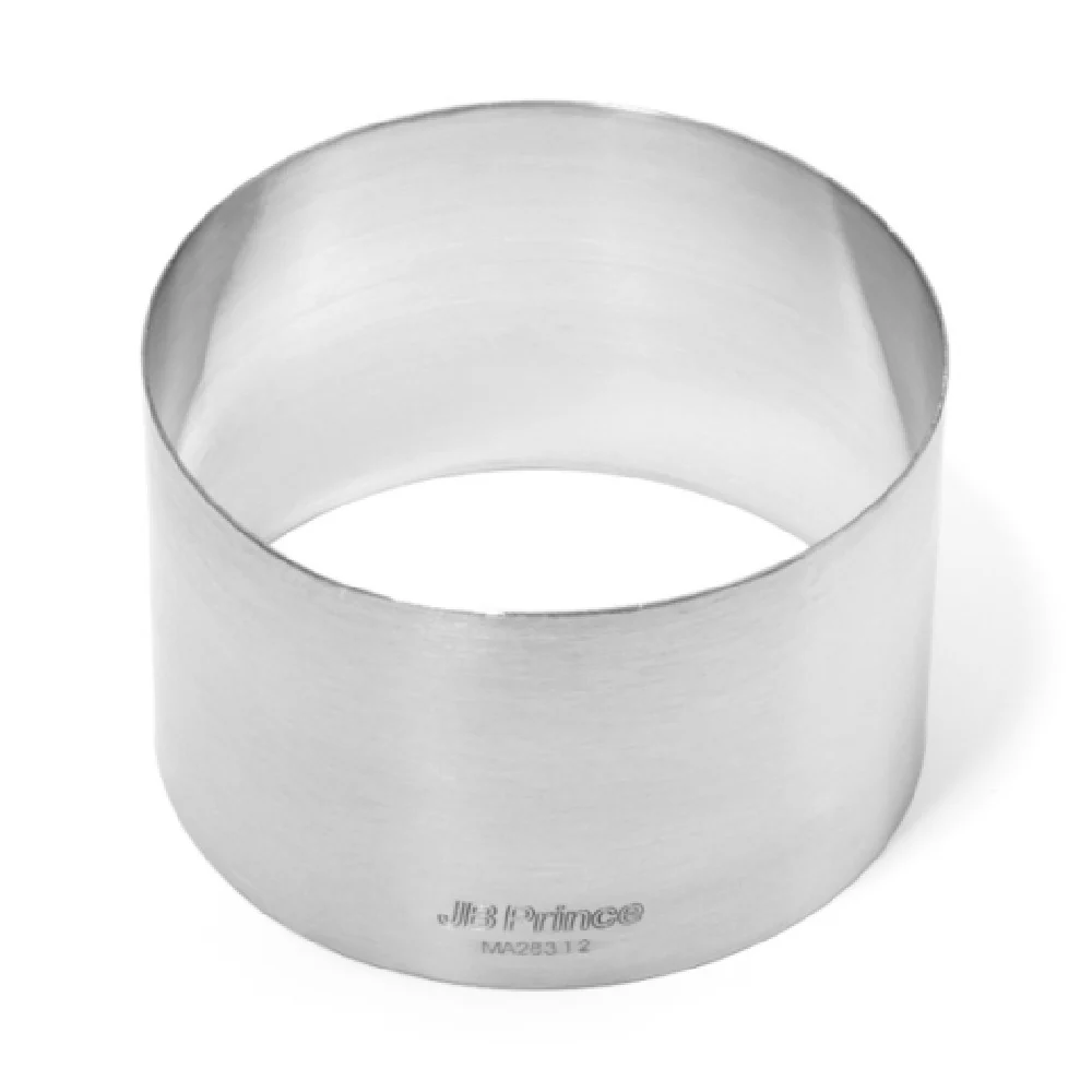 JB Prince MA283 12 4-7/10 Inch Diameter Seamless Pastry Ring Stainless Steel JB Prince MA283 12 4-7/10 Inch Diameter Seamless Pastry Ring Stainless Steel
