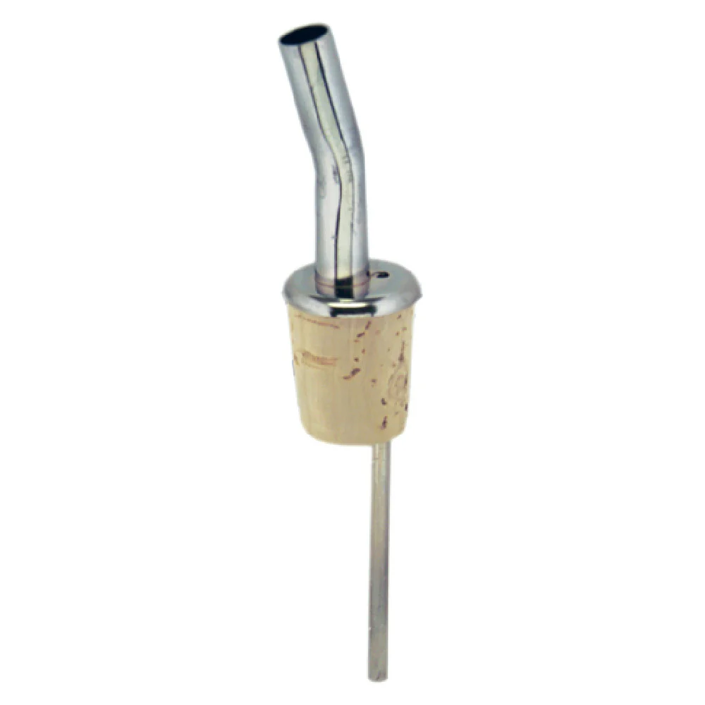 Spill-Stop 220-00 Chrome Liquor Pourer with Natural Cork for Large Drinks Spill-Stop 220-00 Chrome Liquor Pourer with Natural Cork for Large Drinks