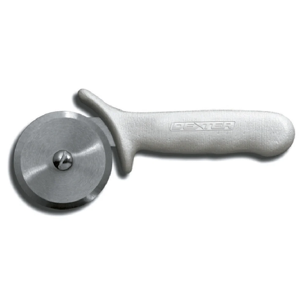 Dexter Russell P3A-PCP 2-3/4 Inch Sani-Safe Pizza Cutter with High-carbon Steel Handle Polypropylene White Dexter Russell P3A-PCP 2-3/4 Inch Sani-Safe Pizza Cutter with High-carbon Steel Handle Polypropylene White