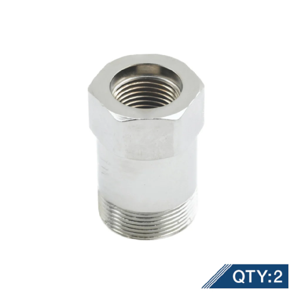 T&S Brass 000585-25M Swivel Adapter 1/2-Inch Male and Female Threads 2 Packs