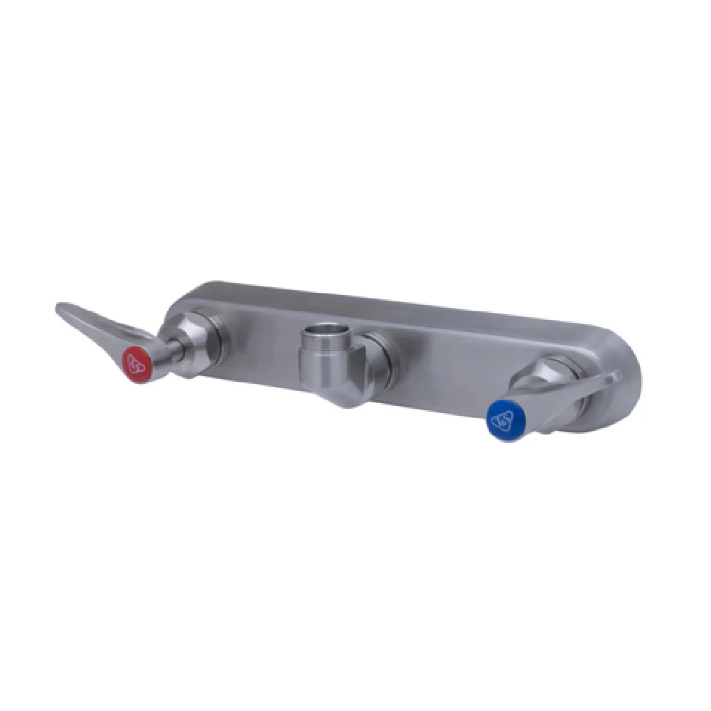 T&S Brass S-1125-CR-LN 12 Inch Workboard Faucet with Swivel Outlet and Lever Handles