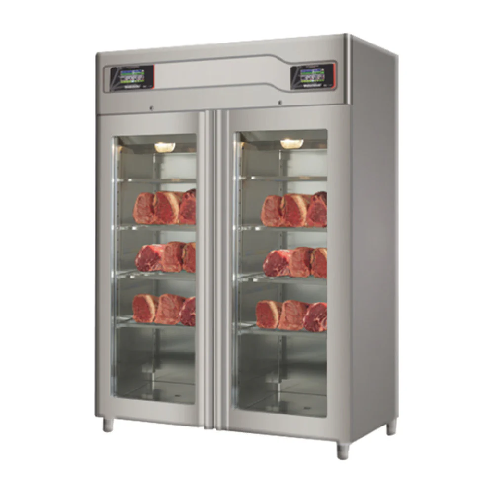 Omcan 45176 58 Inch Maturmeat Meat Aging Cabinet Free-standing 304 Stainless Steel Omcan 45176 58 Inch Maturmeat Meat Aging Cabinet Free-standing 304 Stainless Steel