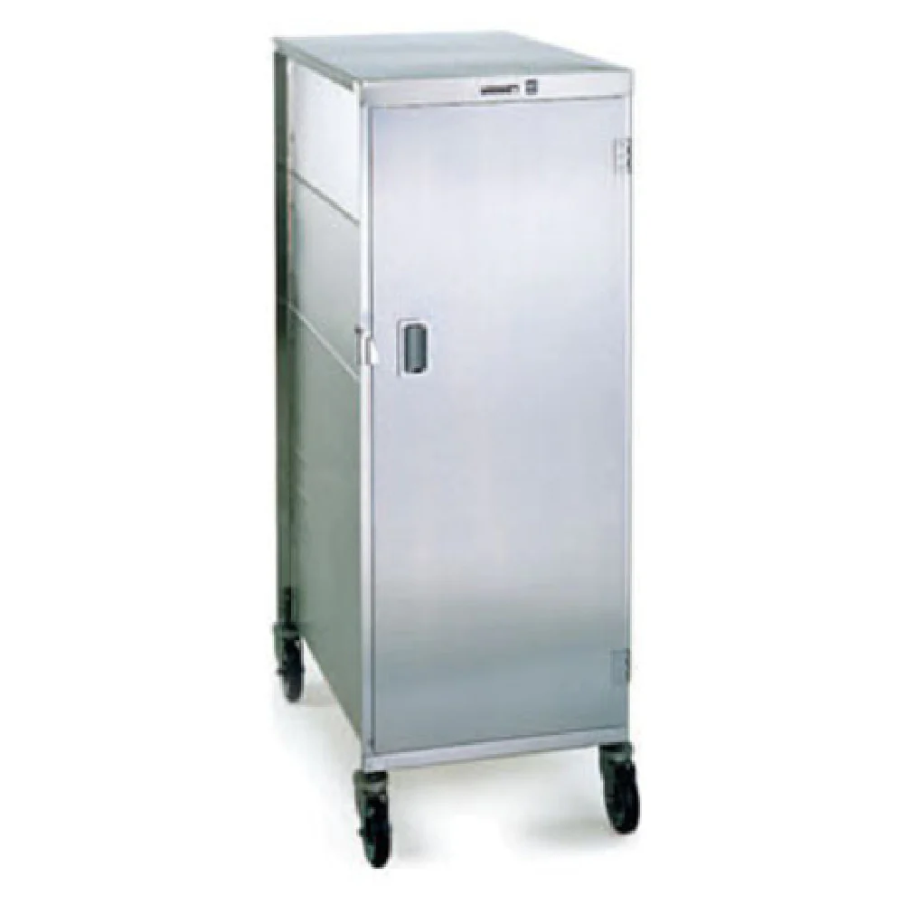 Lakeside 840 22 Inch Tray Delivery Cart Enclosed Single Door Stainless Steel with 16 Tray Capacity