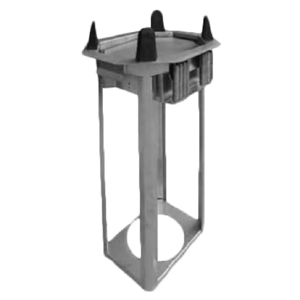 Lakeside V4011 17 Inch Open Frame Dish Dispenser Stainless Steel with Easy-Glide Design